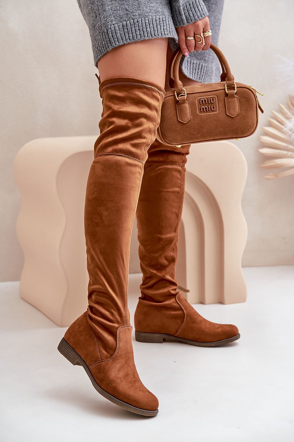 Šlaunų aukščio batai model 203524 Step in style