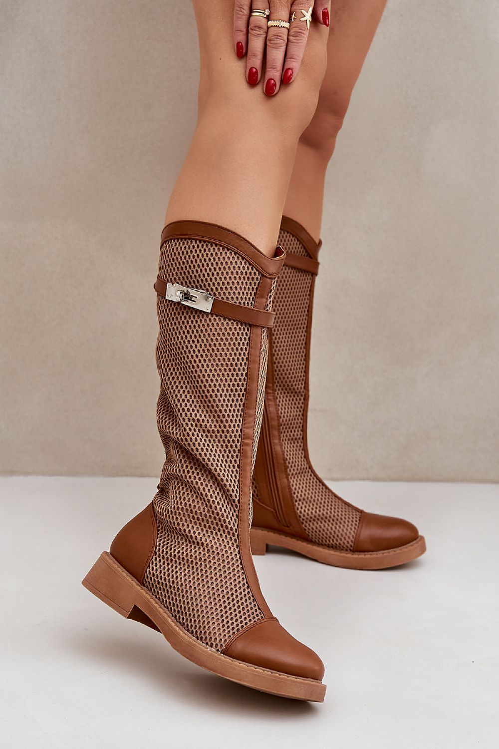 Šlaunų aukščio batai model 208336 Step in style