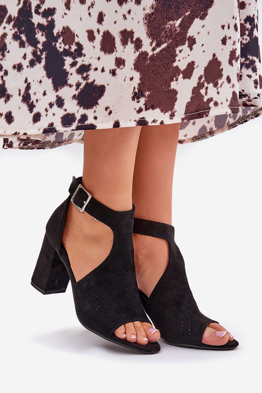 Sandalai su kulnu model 209916 Step in style
