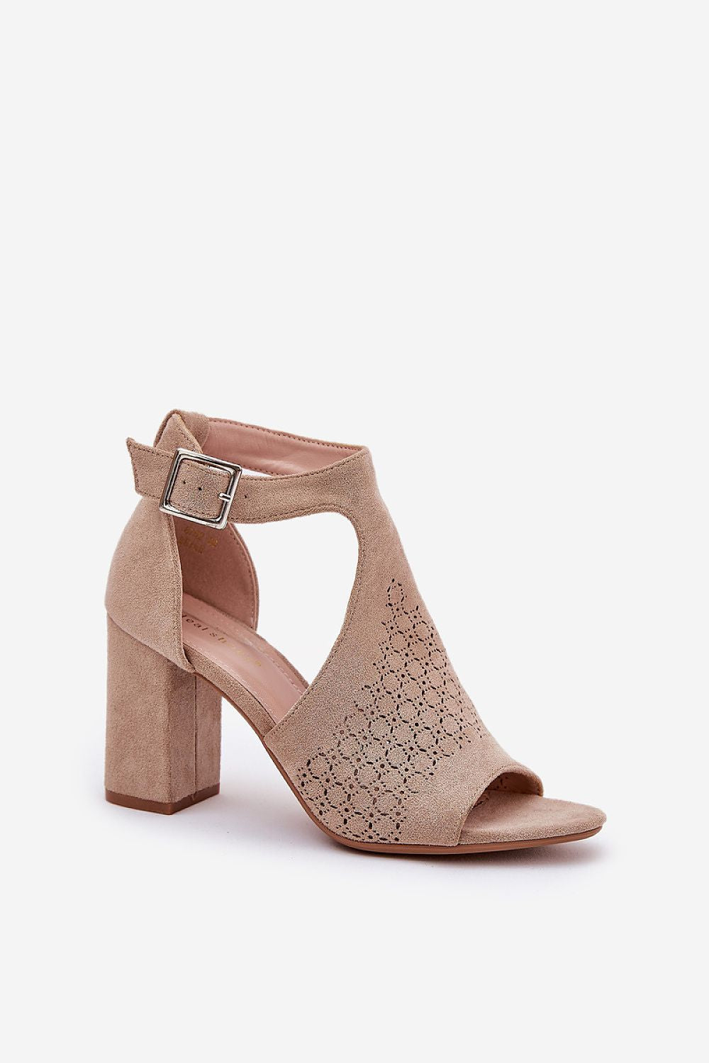 Sandalai su kulnu model 209917 Step in style