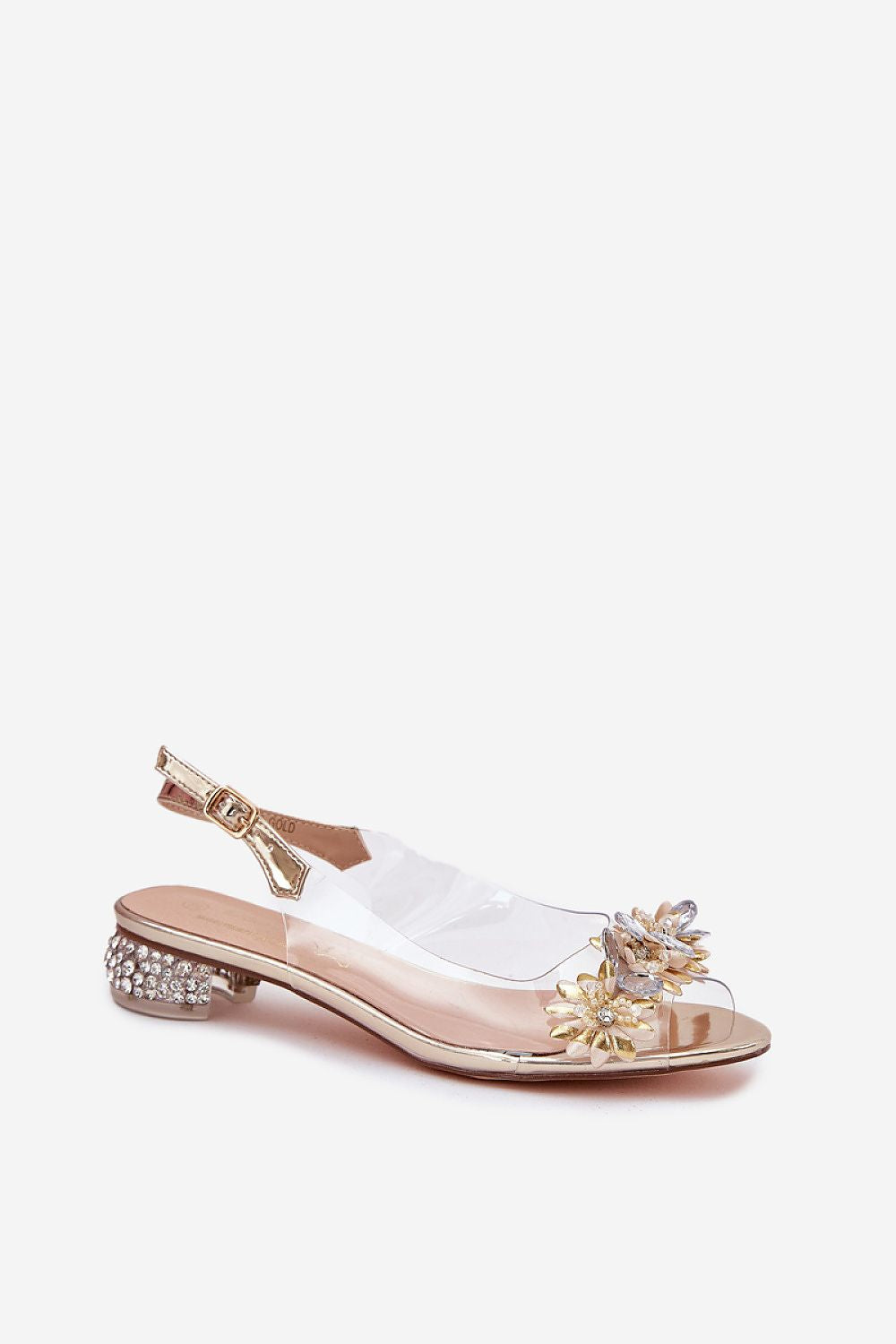 Sandalai su kulnu model 213941 Step in style