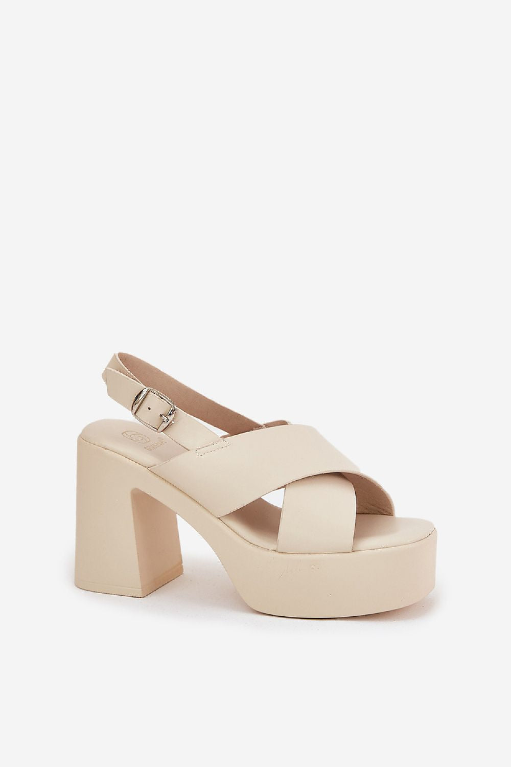  Sandalai su kulnu model 210800 Step in style 