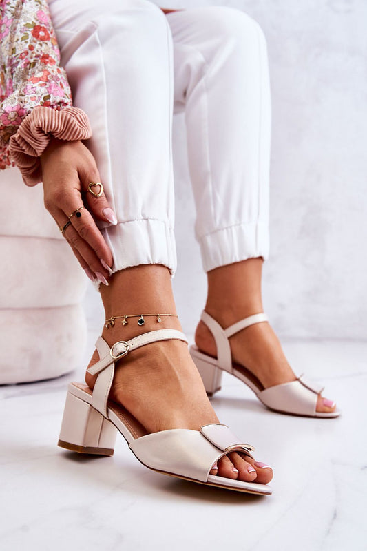  Sandalai su kulnu model 212717 Step in style 