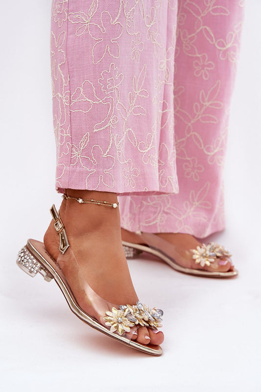  Sandalai su kulnu model 213941 Step in style 